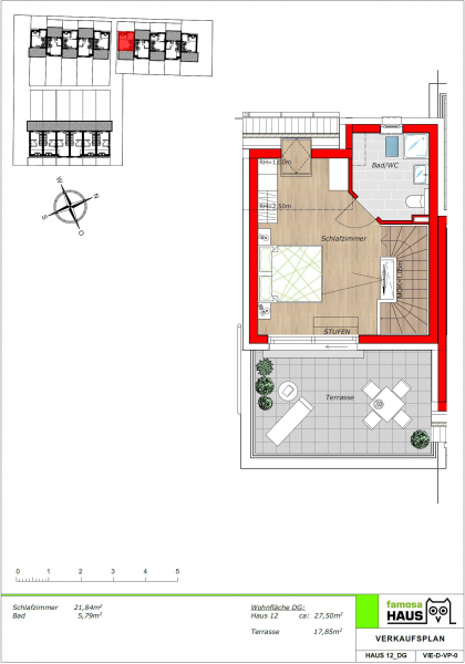 Mehr Platz und Freiheit im neuen Reihenhaus mit 114m² Wohnfläche, 50m² Keller, Eigengarten, Dachterrasse und Garagenplatz /  / 1230 Wien Liesing / Bild 9