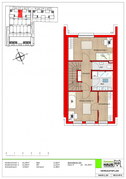 Fixpreis und Fertigstellungsgarantie: Reihenhaus mit 4 Zimmern, Keller, Terrasse, Garten, Dachterrasse und Garagenplatz. /  / 1230 Wien Liesing / Bild 8