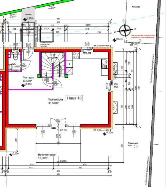 Nachhaltige Ziegelmassivbauweise! Wohnbaugefrdertes Niedrigenergiehaus mit 4 Zimmer, Vollunterkellerung und Eigengrund. /  / 2540 Bad Vslau / Bild 0
