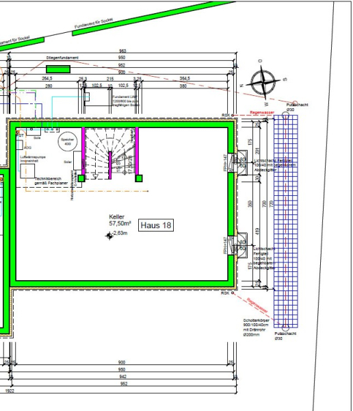 Nachhaltige Ziegelmassivbauweise! Wohnbaugefrdertes Niedrigenergiehaus mit 4 Zimmer, Vollunterkellerung und Eigengrund. /  / 2540 Bad Vslau / Bild 2