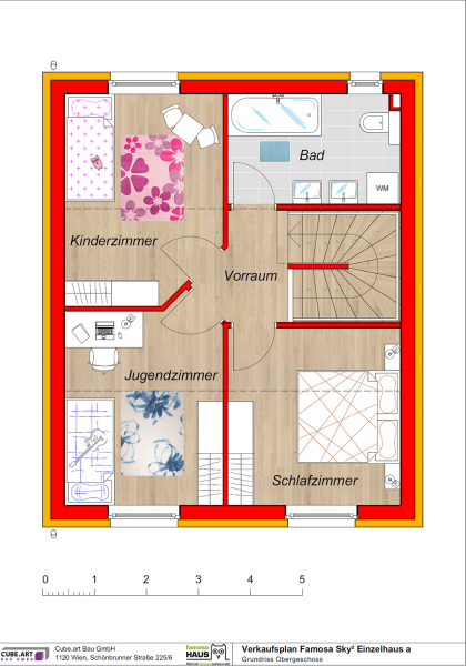 Provisionsfreies Einfamilienhaus mit 4,5 Zimmern und Eigengrund samt 2 Parkpltzen /  / 2460 Bruck an der Leitha / Bild 3