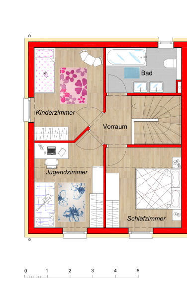 Wohnbaugefrdertes Ziegel-Einfamilienhaus mit Vollunterkellerung und Eigengrund /  / 2460 Bruck an der Leitha / Bild 4