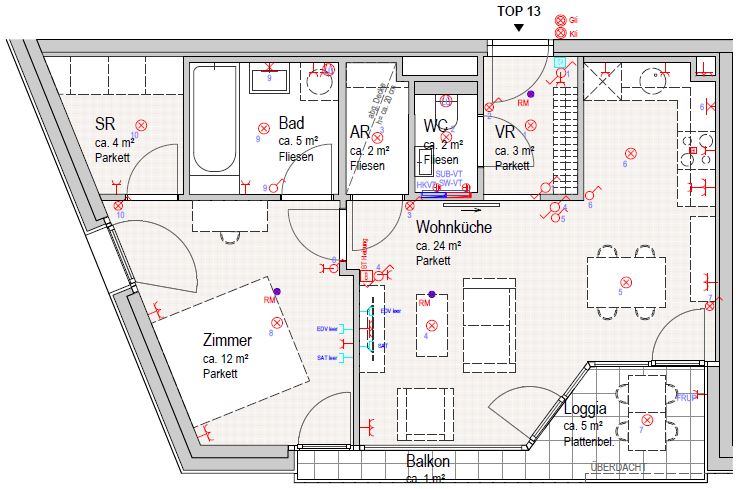 PROVISIONSFREI-ERSTBEZUG: Neben Uni-Campus, 2-Zimmer mit Terrasse, sonnig & stylish! (13) /  / 3500 Krems an der Donau / Bild 6