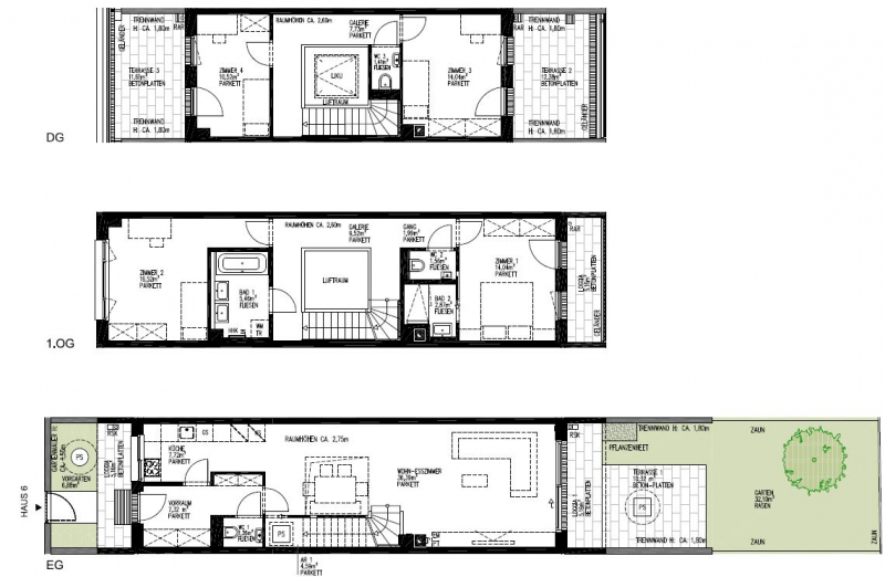 PROVISIONSFREI & BEZUGSFERTIG: Reihenhaus mit Eigengarten, 4 Schlafzimmern & 90 m Auenflchen! /  / 1220 Wien / Bild 3