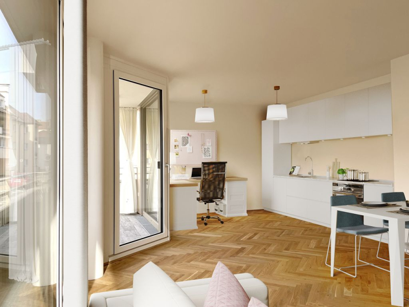 PROVISIONSFREI: Super Lage fr Studenten - direkt neben dem Campus. 2 Zimmer, Balkon, Erstbezug! (2) /  / 3500 Krems an der Donau / Bild 1