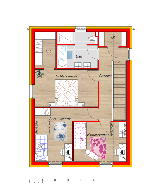 Provisionsfreie Doppelhaushälfte mit 117m² Wohnfläche, 28m² Terrasse, Eigengrund und 2 Parkplätze /  / 2460 Bruck an der Leitha / Bild 1