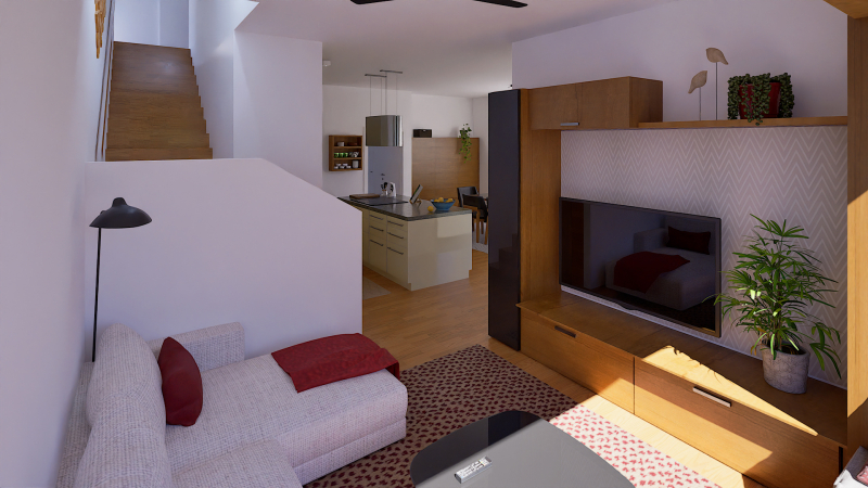Provisionsfreie Doppelhaushälfte mit 117m² Wohnfläche, 28m² Terrasse, Eigengrund und 2 Parkplätze /  / 2460 Bruck an der Leitha / Bild 3