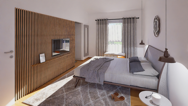 Provisionsfreie Doppelhaushälfte mit 117m² Wohnfläche, 28m² Terrasse, Eigengrund und 2 Parkplätze /  / 2460 Bruck an der Leitha / Bild 5
