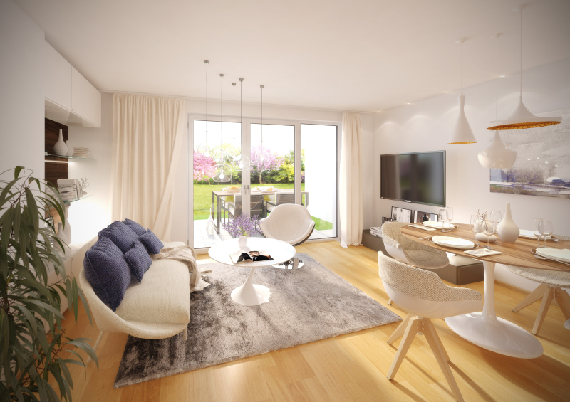 Luxus GRN Ruhelage! MITTEN in der Stadt! Neubau 3 Zimmer 80m - 1 Terrasse - Eigengarten  /  / 2500 Baden / Bild 1