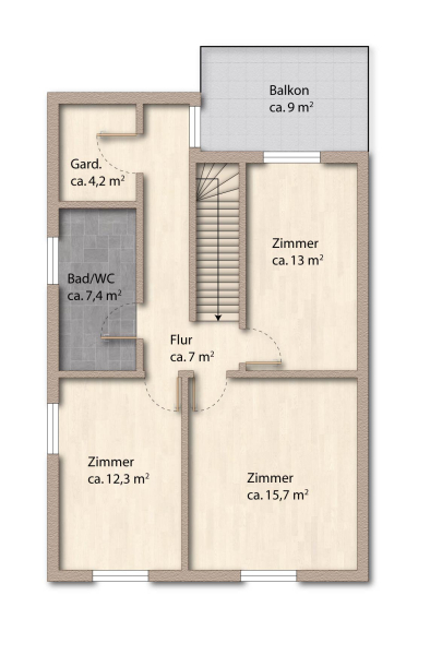 Eckreihenhaus mit 200 m2 Garten in Berndorf /  / 2560 Berndorf / Bild 7